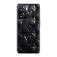 Текстурний Чохол Louis Vuitton для Оппо a57s (Чорний ЛВ)