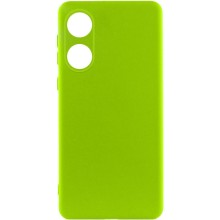 Чехол Silicone Cover Lakshmi Full Camera (A) для Oppo A58 4G – Салатовый