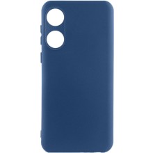 Чехол Silicone Cover Lakshmi Full Camera (A) для Oppo A58 4G – Синий