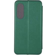 Кожаный чехол-книжка Classy для Oppo A58 4G – Зеленый