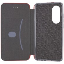 Кожаный чехол-книжка Classy для Oppo A58 4G – Красный