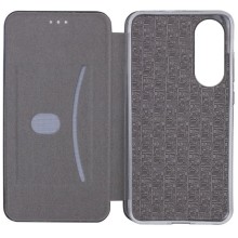 Кожаный чехол-книжка Classy для Oppo A58 4G – Черный