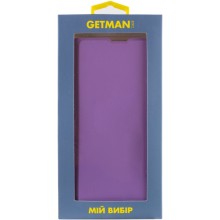 Кожаный чехол-книжка GETMAN Elegant (PU) для Oppo A58 4G – Сиреневый