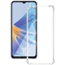 TPU чехол GETMAN Ease logo усиленные углы Full Camera для Oppo A58 4G – Прозрачный