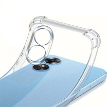 TPU чехол GETMAN Ease logo усиленные углы Full Camera для Oppo A58 4G – Прозрачный