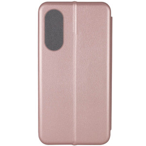 Кожаный чехол-книжка Classy для Oppo A58 4G – Rose Gold
