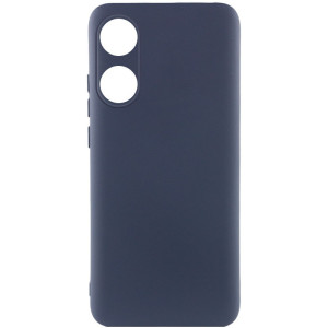 Чехол Silicone Cover Lakshmi Full Camera (AAA) для Oppo A58 4G – Темно-синий