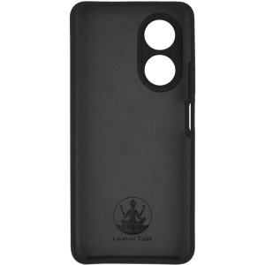 Чехол Silicone Cover Lakshmi Full Camera (AAA) для Oppo A58 4G – Черный