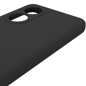 Чехол Silicone Cover Lakshmi Full Camera (AAA) для Oppo A58 4G – Черный