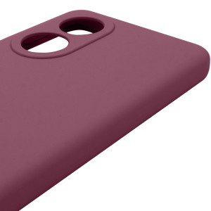 Чехол Silicone Cover Lakshmi Full Camera (AAA) для Oppo A58 4G – Бордовый
