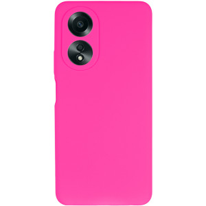 Чехол Silicone Cover Lakshmi Full Camera (AAA) для Oppo A58 4G – Розовый