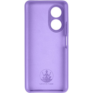 Чехол Silicone Cover Lakshmi Full Camera (AAA) для Oppo A58 4G – Сиреневый