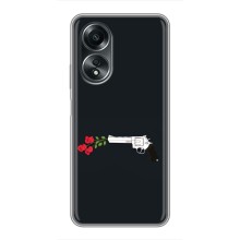 Чехлы (ART) Цветы на OPPO A58 (4G) (VPrint) (Неочікувані квіти)