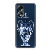 Чехлы для OPPO A58 (4G) (VPrint) - Футбольные клубы (Кубок ЛЧ)