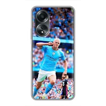 Чехлы с футболистом Ерлинг Холанд для OPPO A58 (4G) (AlphaPrint) (фанаты Холанда)