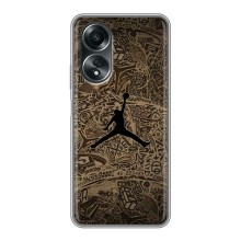 Чехлы для OPPO A58 (4G) - с картинкой JORDAN (AlphaPrint) (Logo Jordan)