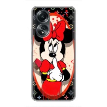 Чехол Disney Mouse OPPO A58 (4G) (PREMIUMPrint) (Минни Маус ЛВ)