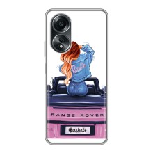 Чехол с печатью для OPPO A58 (4G) - (Мода) (AlphaPrint) (На машине)