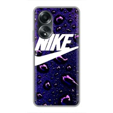 Чехол для OPPO A58 (4G) - с принтом Найк (AlphaPrint) (Найк принт)