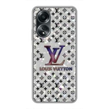 Чехол Стиль Louis Vuitton на OPPO A58 (4G) (Яркий LV)