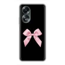 Чохол банти для OPPO A58 (4G) – Бант на чорному