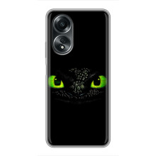 Чехол дракон Беззубик для OPPO A58 (4G) – Глаза Беззубика