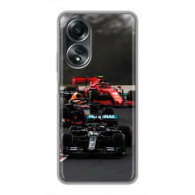 Чехол Формула1 на OPPO A58 (4G) – Гонка Ф1