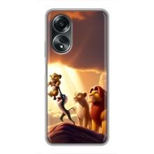 Чехол Король лев на Оппо А58 – Рождение Симбы