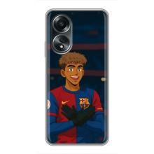 Чехол с футболистом Ламин Ямаль OPPO A58 (4G) (Футболист Ямал)