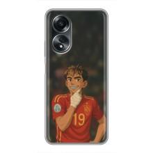 Чехол с футболистом Ламин Ямаль OPPO A58 (4G) (Ямаль аниме)