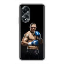 Чехол с картинкой Александр Усик для OPPO A58 (4G) – Боксер Усик
