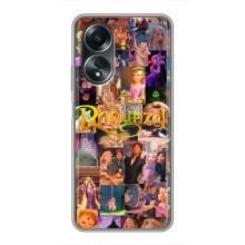 Чехол Рапунцель для OPPO A58 (4G) (Рапунцель коллаж)