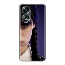 Чехол с дизайном Венздей 2 на OPPO A58 (4G) – Глаза Уэнсдей