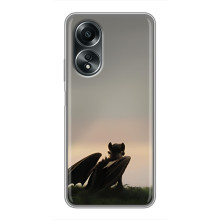 Чехол как приручить дракона на OPPO A58 (4G) (Беззубик)