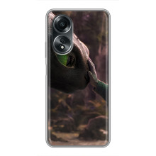 Чехол как приручить дракона на OPPO A58 (4G) (Сцена з драконом)