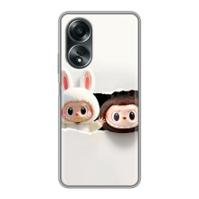 Чехол с Лабубу на OPPO A58 (4G) (Лабубу)