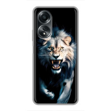 Чехол с картинкой «Хищники» для OPPO A58 (4G) (Лев)