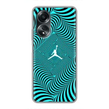 Силиконовый Чехол Nike Air Jordan на Оппо А58 (4G) (Jordan)