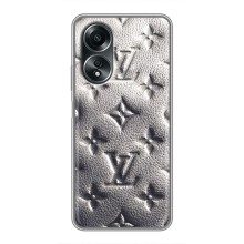 Текстурный Чехол Louis Vuitton для Оппо А58 (4G) – Бежевый ЛВ