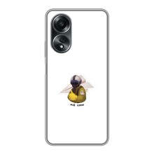 Защитные чехлы (Призрак Киева) для OPPO A58 (4G) (AlphaPrint) (Мой Краш)