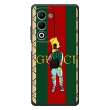 Брендновые Чехлы для OPPO A5m - (PREMIUMPrint) (Барт ГУЧЧИ)