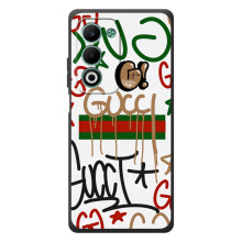 Брендновые Чехлы для OPPO A5m - (PREMIUMPrint) (Стиль GUUCI)