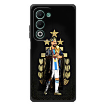 Чехлы для OPPO A5m (Leo чемпион) (AlphaPrint) (Месси Король)