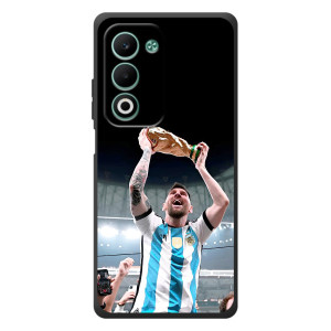 Чехлы Лео Месси Аргентина для OPPO A5m – Счастливый Месси