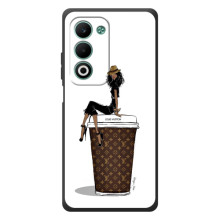 Чехлы Луи Витон для OPPO A5m (AlphaPrint - LOUIS VUITTON) (кофе LOUIS VUITTON)