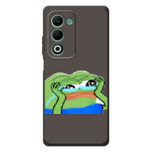 Чехлы с картинкой  Жаба Мем на OPPO A5m – Плач лягушки