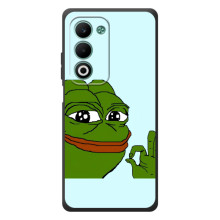 Чехлы с картинкой  Жаба Мем на OPPO A5m – Жаба все ОК