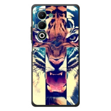 Чохли з зображенням різних тварин на OPPO A5m (Яскравий Тигр)
