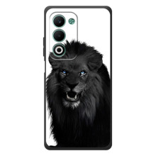 Чехлы с картинками животных OPPO A5m (Черный ЛЕВ)