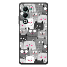 Чехлы с Котиками для OPPO A5m (VPrint) – Рисованные котики